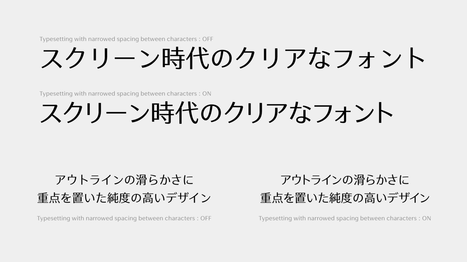 Web Font Design Technique 01: “Typesetting with Narrowed Spacing ...